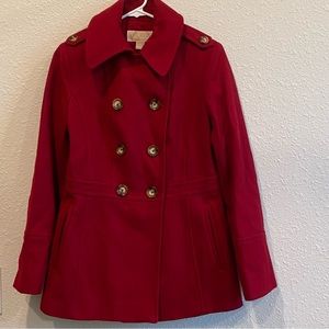 Michael Kors Coat wool pea coat heavy